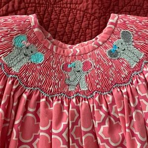 Elephant smock dress
